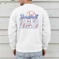 Baseball Dad Retro Baseball Dads Club Men's Sweatshirt Back Print Baseball Dad Retro Baseball Dads Club Men's Sweatshirt Back Print