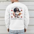 Baseball Dad Saying Hot Dog Gnome Pun For Fathers Day Premium Tri-Blend Men's Sweatshirt Back Print Baseball Dad Saying Hot Dog Gnome Pun For Fathers Day Premium Tri-Blend Men's Sweatshirt Back Print