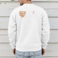 Baseball Dad Softball Dad Father's Day Premium Men's Sweatshirt Back Print