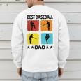 Best Baseball Dad Baseball Baseball Player Dad Saying Men's Sweatshirt Back Print Best Baseball Dad Baseball Baseball Player Dad Saying Men's Sweatshirt Back Print