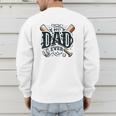 Best Dad Ever Father's Day Sports Papa Baseball Daddy Men's Sweatshirt Back Print Best Dad Ever Father's Day Sports Papa Baseball Daddy Men's Sweatshirt Back Print