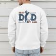 Best Dad By PAR Baseball Dad Men's Sweatshirt Back Print Best Dad By PAR Baseball Dad Men's Sweatshirt Back Print