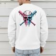 Cool Baseball Ice Cream Dripping Baseball Dad Baseball Lover Premium Men's Sweatshirt Back Print Cool Baseball Ice Cream Dripping Baseball Dad Baseball Lover Premium Men's Sweatshirt Back Print
