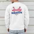 Daddy Of The Rookie Baseball Dad Retro Love Heart Birthday Premium Men's Sweatshirt Back Print Daddy Of The Rookie Baseball Dad Retro Love Heart Birthday Premium Men's Sweatshirt Back Print