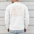 I Never Dreamed I'd Grow Up To Be a Super Sexy Baseball Dad Premium Tri-Blend Men's Sweatshirt Back Print