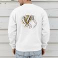 Father Of The Birthday Girl Baseball Dad Leopard Heart Premium Tri-Blend Men's Sweatshirt Back Print Father Of The Birthday Girl Baseball Dad Leopard Heart Premium Tri-Blend Men's Sweatshirt Back Print