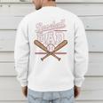 Game Day Baseball Dad Vintage Daddy Father's Day Boys Kids Men's Sweatshirt Back Print Game Day Baseball Dad Vintage Daddy Father's Day Boys Kids Men's Sweatshirt Back Print