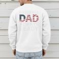 Homerun Baseball Dad Baseball Lovers Father Fathers Day Premium Men's Sweatshirt Back Print