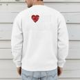 I Love Hot Baseball Dads Red Hearts Premium Men's Sweatshirt Back Print I Love Hot Baseball Dads Red Hearts Premium Men's Sweatshirt Back Print
