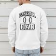 Minimalist Baseball Dad Men's Sweatshirt Back Print Minimalist Baseball Dad Men's Sweatshirt Back Print