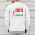 Patriotic Baseball Dad Father's Day American Flag Premium Men's Sweatshirt Back Print Patriotic Baseball Dad Father's Day American Flag Premium Men's Sweatshirt Back Print