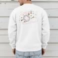 Proud Stepdad Of A 2025 Senior Baseball Dad Graduation Premium Men's Sweatshirt Back Print