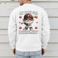 Retired Baseball Dad Coach Gnome For Baseball Retirement Premium Tri-Blend Men's Sweatshirt Back Print