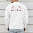Retro Baseball Dad Daddy Father Happy Fathers Day Men Guys Premium Men's Sweatshirt Back Print Retro Baseball Dad Daddy Father Happy Fathers Day Men Guys Premium Men's Sweatshirt Back Print