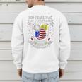 Softball Dad Like A Baseball Dad 4th Of July USA Retro Flag Premium Men's Sweatshirt Back Print Softball Dad Like A Baseball Dad 4th Of July USA Retro Flag Premium Men's Sweatshirt Back Print