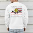 Softball Dad Like a Baseball Dad But Bigger Balls Father Day Premium Men's Sweatshirt Back Print Softball Dad Like a Baseball Dad But Bigger Balls Father Day Premium Men's Sweatshirt Back Print