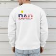 Softball Dad Like Baseball Dad But Bigger Balls Joke Premium Tri-Blend Men's Sweatshirt Back Print Softball Dad Like Baseball Dad But Bigger Balls Joke Premium Tri-Blend Men's Sweatshirt Back Print