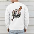 Vintage 1 Baseball Dad Daddy Father's Day Son And Daughter Men's Sweatshirt Back Print Vintage 1 Baseball Dad Daddy Father's Day Son And Daughter Men's Sweatshirt Back Print