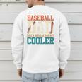 Vintage Baseball Dad Like a Regular Dad But Cooler Men Premium Men's Sweatshirt Back Print Vintage Baseball Dad Like a Regular Dad But Cooler Men Premium Men's Sweatshirt Back Print