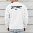 Vintage Lake Mary Florida Baseball Dad Lovers An Fans Men's Sweatshirt Back Print Vintage Lake Mary Florida Baseball Dad Lovers An Fans Men's Sweatshirt Back Print