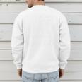 Vintage Softball Dad Like A Baseball Dad Fathers Day Premium Men's Sweatshirt Back Print
