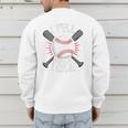 I Yell Because I Care Baseball Coach Baseball Dad Fan Premium Men's Sweatshirt Back Print I Yell Because I Care Baseball Coach Baseball Dad Fan Premium Men's Sweatshirt Back Print