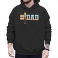 1 Dad Baseball Ice Cream Drip Fathers Day Baseball Daddy Men Hoodie