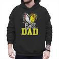 Ball Dad Softball Baseball Dad Fathers Day Men Hoodie