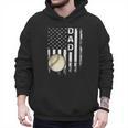 Baseball Dad America Flag Vintage Christmas Xmas Men Hoodie
