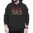 Baseball Dad Camouflage Camo Flag Military Father's Day Men Hoodie