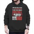 Baseball Dad Cute Love Home Run Pitcher Catcher Baseball Fan Men Hoodie