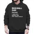 Baseball Dad Definition Men Hoodie