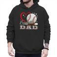 Baseball Dad Family Matching Cute Baseball Lover Men Hoodie