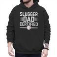 Baseball Dad Father Fathers Day Baseball Lovers Homerun Men Hoodie