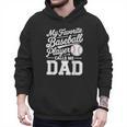 Baseball Dad My Favorite Baseball Player Calls Me Dad Men Hoodie