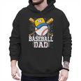 Baseball Dad Happy Fathers Day For Men Boys Kids Men Hoodie