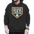 Baseball Dad Ice Cream Drip Home Plate Cool Fathers Day Men Hoodie Baseball Dad Ice Cream Drip Home Plate Cool Fathers Day Men Hoodie