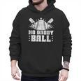 Baseball Dad Softball Game Fathersday Baseball Daddy Men Hoodie