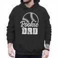 Baseball Dad Softball Game Rookie Dad Baseball Men Hoodie