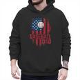 Baseball Dad USA American Flag 4th Of July Men Hoodie Baseball Dad USA American Flag 4th Of July Men Hoodie