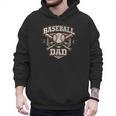 Baseball Fan Dad Father Vintage Baseball Dad Men Hoodie