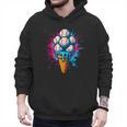 Baseball Ice Cream Drip Baseball Dad Sports Fan Youth Boys Men Hoodie