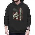 Fathers Day Baseball Dad Flag Dad Men Baseball Catcher Men Hoodie