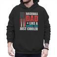 Patriotic Baseball Dad Father's Day American Flag Men Hoodie Patriotic Baseball Dad Father's Day American Flag Men Hoodie