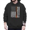 Retro Baseball Dad American Flag Father's Day 4th Of July Men Hoodie Retro Baseball Dad American Flag Father's Day 4th Of July Men Hoodie