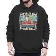Softball Dad Like a Baseball Dad Gift Men Men Hoodie Softball Dad Like a Baseball Dad Gift Men Men Hoodie
