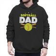Softball Dad Just Like A Baseball Dad Player Men Hoodie Softball Dad Just Like A Baseball Dad Player Men Hoodie