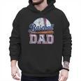 Vintage Baseball Dad Happy Fathers Day For Men Sports Lovers Men Hoodie