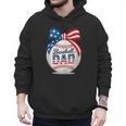 Vintage Baseball Dad Patriotic USA Flag 4th Of July Fathers Men Hoodie Vintage Baseball Dad Patriotic USA Flag 4th Of July Fathers Men Hoodie