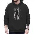 Vintage Baseball US Camouflage Flag Tee Baseball Dad Player Men Hoodie